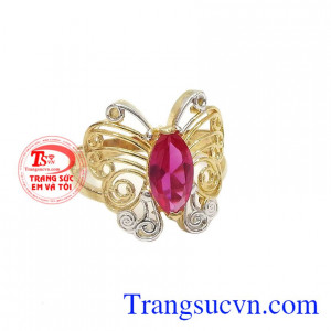 Nhẫn nữ vàng tây xinh đẹp và sang trọng