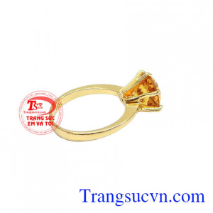 Thạch anh vàng thiên nhiên
