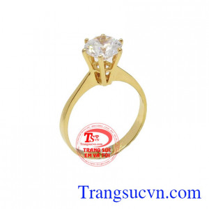 Nhẫn nữ sang trọng rất phù hợp để làm nhẫn cầu hôn, sản phẩm đẹp được các bạn nữ yêu thích