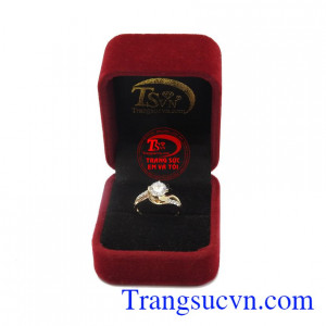 Nhẫn nữ vàng tây