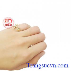 Nhẫn nữ sao biển 10k đẹp