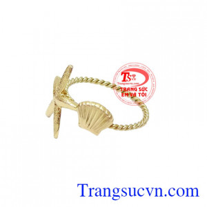 Nhẫn nữ vàng tây dành cho phái đẹp phù hợp làm quà tặng sinh nhật hoặc trong các dịp ý nghĩa