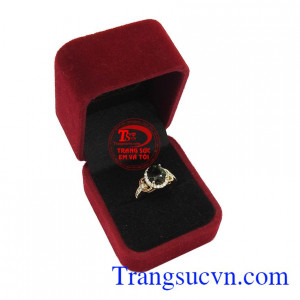 Nhẫn nữ sapphire thiên nhiên đẹp