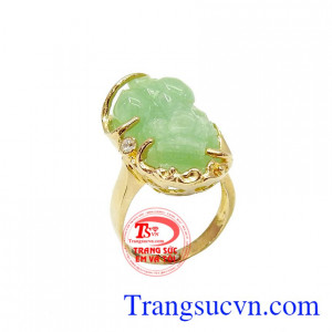  Nhẫn Nữ tỳ hưu đẹp đem lại nhiều may mắn, tài lộc cho người đeo