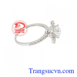 Nhẫn nữ vàng tây dành cho phái đẹp, đeo hợp thời trang và quý phái