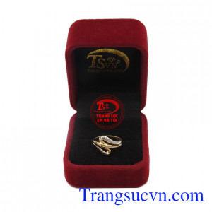 Nhẫn nữ vàng tây dành cho phái đẹp, đeo hợp thời trang và quý phái