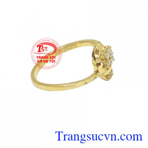 Chiếc Nhẫn nữ vàng tây đẹp nhẫn nữ món quà ý nghĩa cho người yêu thương, trong các dịp sinh nhật, lễ tết và kỷ niệm