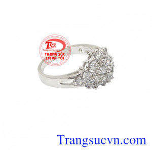 Nhẫn nữ vàng trắng