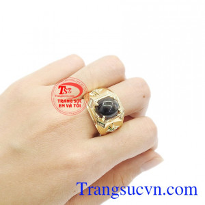 Sản phẩm hợp phong thủy mang đến sự bình an và may mắn. Nhẫn sapphir thiên nhiên thời trang