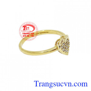 Nhẫn Trái tim tình si là món quà ý nghĩa dành tặng bạn gái
