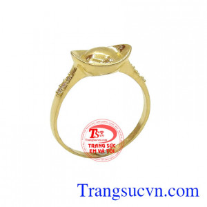 Nhẫn nữ hình thỏi tiền mang may mắn cho những ngày đầu năm, Cho ngày tài lộc, Cho ngày sinh nhật, và những dịp ý nghĩa