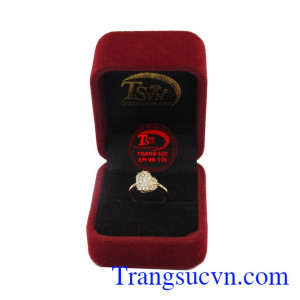 Nhẫn nữ vàng tây dành cho phái đẹp, đeo hợp thời trang và quý phái