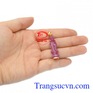 Phật quan âm ruby đỏ giao mặt tận nơi,thanh toán an toàn. Phật quan âm ruby đỏ
