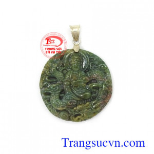 Phật quan âm và rồng bền đẹp, chất lượng, đá Canxedon thiên nhiên cao cấp