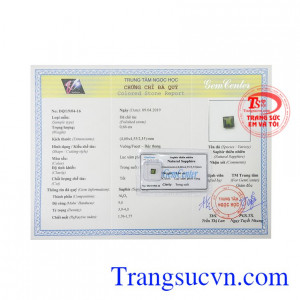 Viên Sapphire ép vỉ chất lượng có giấy kiểm định.