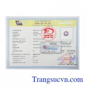 Viên Spinel hồng ép vỉ