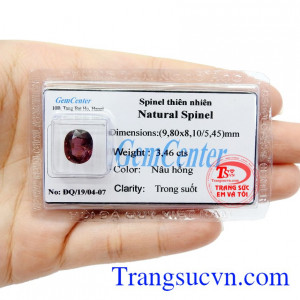 Công ty trang sức em và tôi chuyên cung cấp các sản phẩm đá quý, đá phong thủy, vàng, bạc, ngọc trai, giao hàng trên toàn quốc,Viên Spinel nâu hồng ép vỉ