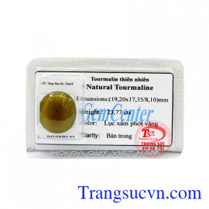 Viên Tourmaline thiên nhiên ép vỉ là sản phẩm được chế tác tỉ mỉ, tinh xảo, có giấy kiểm định,Viên Tourmaline thiên nhiên ép vỉ