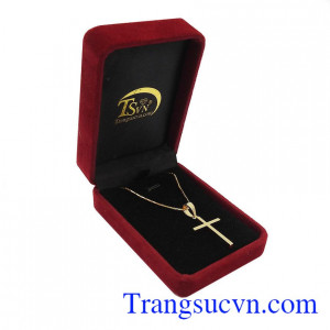 Bộ dây chuyền công giáo 18k