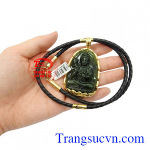 Bộ mặt dây phật tuổi Ngọ bọc vàng