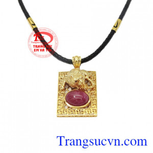 Bộ mặt dây vàng Ruby, giao hàng trên toàn quốc. 