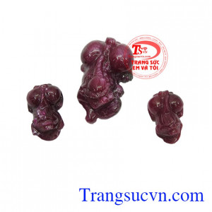 Bộ Tỳ Hưu Ruby may mắn mang đến sức khỏe, hạnh phúc, may mắn và sự bình yên cho bạn