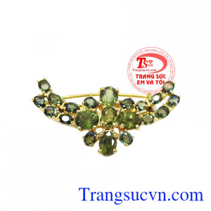 Cài áo sapphir quý phái