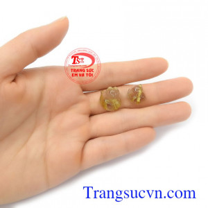 Cặp hồ ly thạch anh tóc quyền lực phù hợp làm mặt dây chuyền và mặt nhẫn đeo đẹp, thời trang và phong thủy