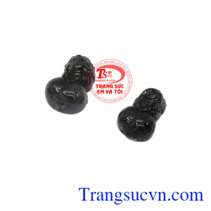 Cặp tỳ hưu thạch anh tóc đen thăng tiến, giao hàng nhanh trên toàn quốc,Cặp tỳ hưu thạch anh tóc đen thăng tiến