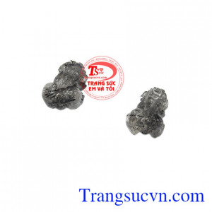 Thức ăn ưa thích của Tỳ hưu là vàng, bạc, châu báu nên con người tin rằng tỳ hưu có sức mạnh và ý nghĩa to lớn trong việc bảo vệ của cải, giúp gia chủ thịnh vượng và giàu sang hơn,Cặp tỳ hưu thạch anh tóc đen thịnh vượng