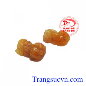 Cặp tỳ hưu thạch anh tóc thiên nhiên mang đến sự may mắn, tài lộc và thịnh vượng cho người dùng.