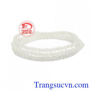Chuỗi MoonStone thiên nhiên là sản phẩm được chế tác từ đá MoonStone ( hay còn gọi đá mặt trăng).