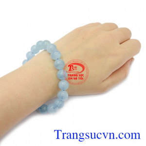Chuỗi tay Aquamarine 10 ly chất lượng, giao hàng trên toàn quốc. 