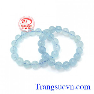 Chuỗi tay Aquamarine 12 ly