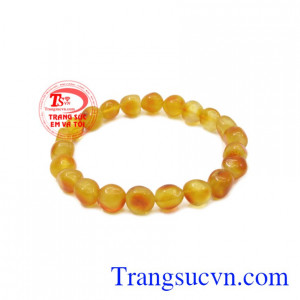 Chuỗi tay hổ phách đẹp, chất lượng cao, màu sắc tươi sáng