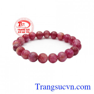 Vòng tay mang đến sự sang trọng, tinh tế và quý phái,Chuỗi tay Ruby 8 ly