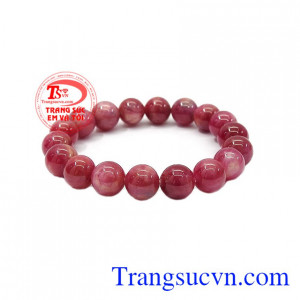 Chuỗi tay Ruby 9 ly là sản phẩm được chế tác đjep, tỉ mỉ,Chuỗi tay Ruby 9 ly
