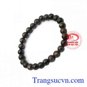 Chuỗi tay saphia may mắn hợp với người mệnh thủy, mệnh mộc,Chuỗi tay Sapphire 6 ly
