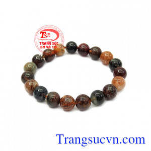 Chuỗi tay thạch anh tóc 10 ly như ý đem lại điềm lành, như ý đến cho người đeo.