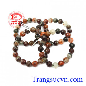 Chuỗi tay thạch anh tóc 11 ly tài lộc