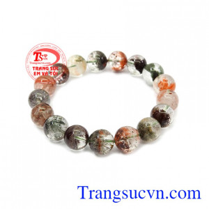 Chuỗi tay thạch anh tóc 12 ly đẹp hợp thời trang, nhiều màu, chất lượng.