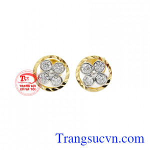 Hoa tai nữ hoa vàng 10k Korea là sản phẩm được thiết kế tinh xảo, tỉ mỉ.