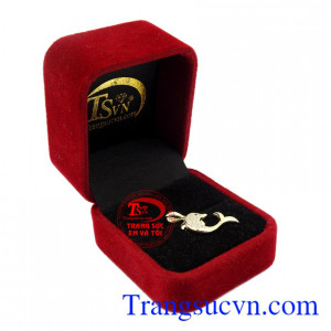 Mặt dây nữ cá vàng 10k Korea