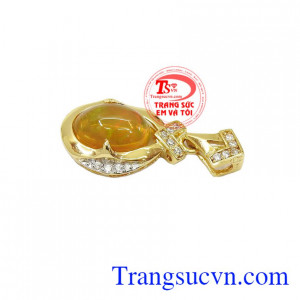 Mặt dây Opal Sang Trọng vàng 14k, bảo hành 12 tháng, giao hàng nhanh trên toàn quốc