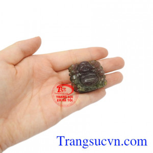 Mặt Di Lặc Tourmaline.