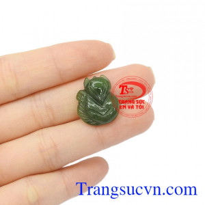 Mặt hồ ly Nephrite may mắn, tinh tế, giao hàng trên toàn quốc.