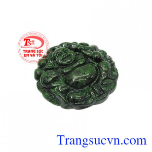 Đeo mặt Ngọc Jade điều hòa cân bằng cảm xúc, ổn định tim mạch và huyết áp,Mặt Jadeite di lặc khí chất