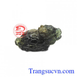 Mặt long quy sapphir cao cấp