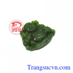 Phật Di lặc là biểu tượng cho hạnh phúc, xua đuổi tà ma đem tới bình an cho gia chủ,Mặt Nephrite phật di lặc bình an