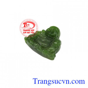 Phật Di Lặc là vị Phật không chỉ là biểu tượng cho hạnh phúc mà còn biểu tượng cho sự giàu có, thịnh vượng,Mặt Nephrite phật di lặc đẹp